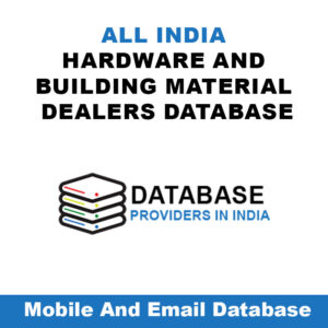 All India Hardware and Building Material Dealers Database