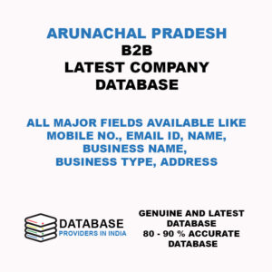 Arunachal Pradesh B2b Latest Company Database