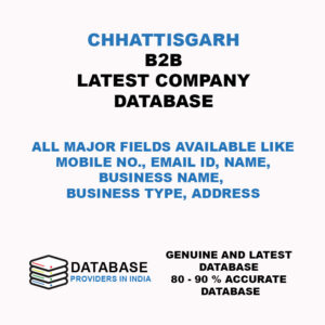 Chhattisgarh B2b Latest Company Database