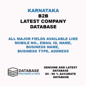 Karnataka B2b Latest Company Database