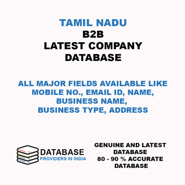Tamil Nadu B2B Company Database