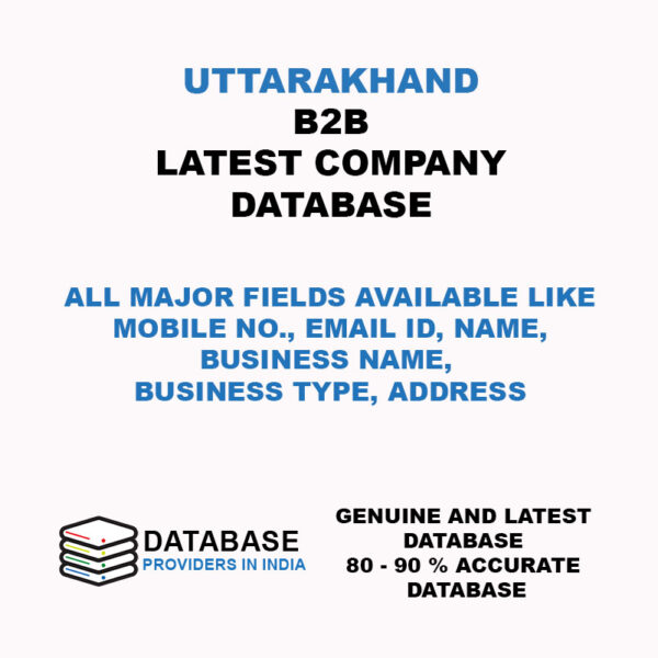 Uttarakhand B2B Company Database