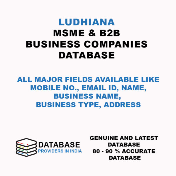 Ludhiana Msme B2B Business Companies Database