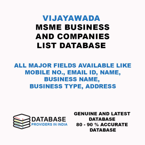 Vijayawada MSME Business and Companies List Database