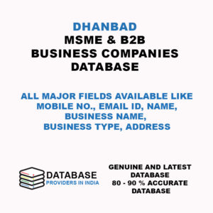 Dhanbad MSME Business and Companies List Database
